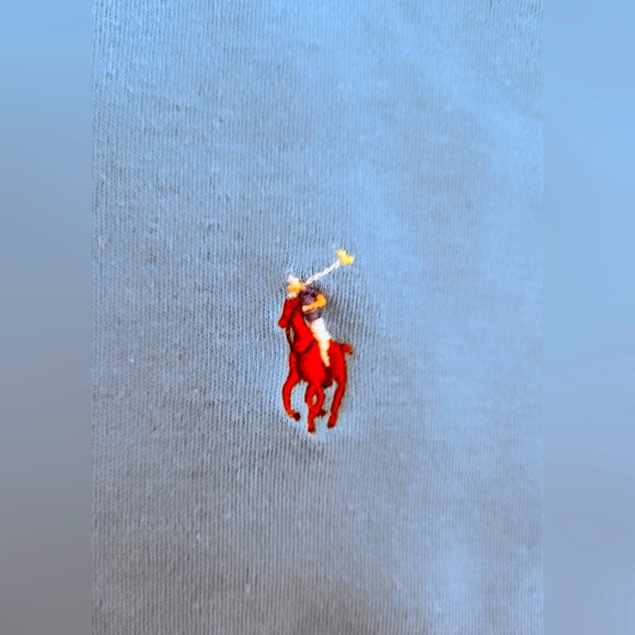 Polo by Ralph Lauren Vintage Throwback Sky Blue Polo Size XL - Picture 3 of 4